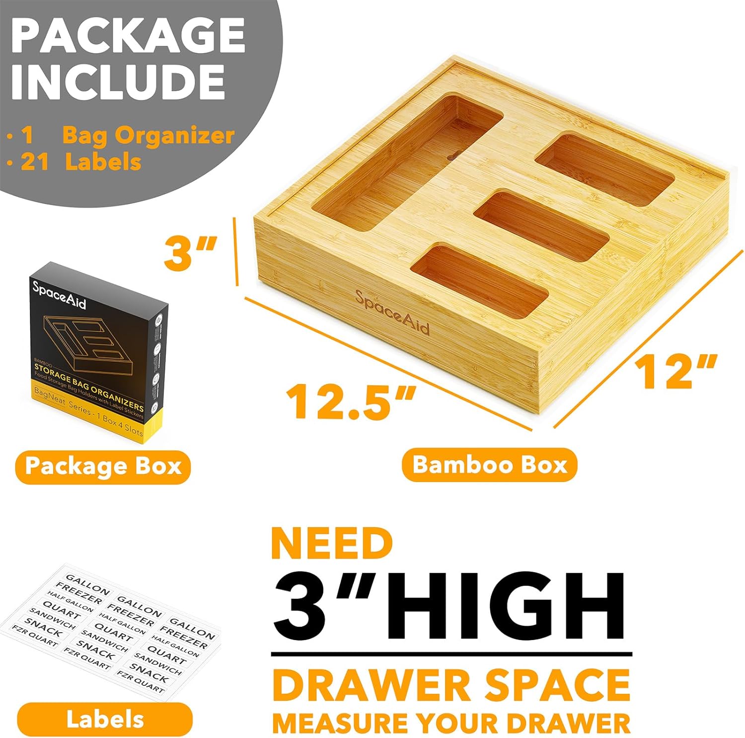 BAG STORAGE ORGANIZER FOR KITCHEN