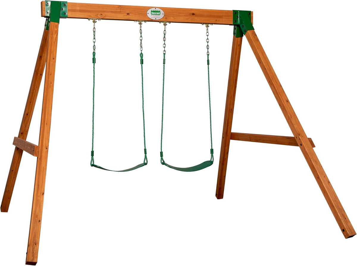 Backyard Discovery Durango All Cedar Classic Swing Set,