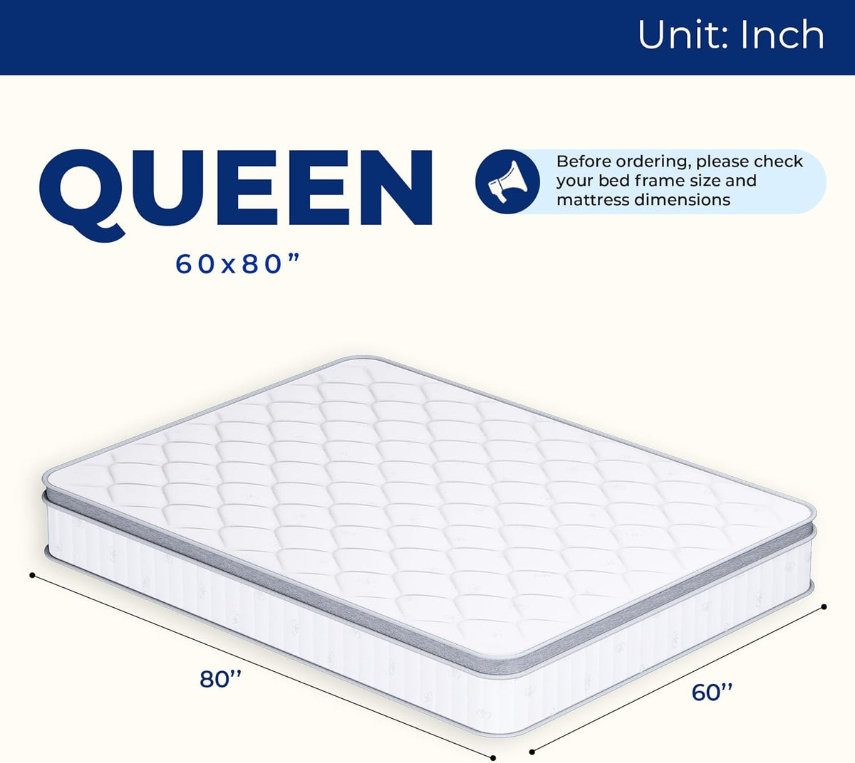 Neo Sleep Queen 10" Hybrid Pocket Spring Mattress