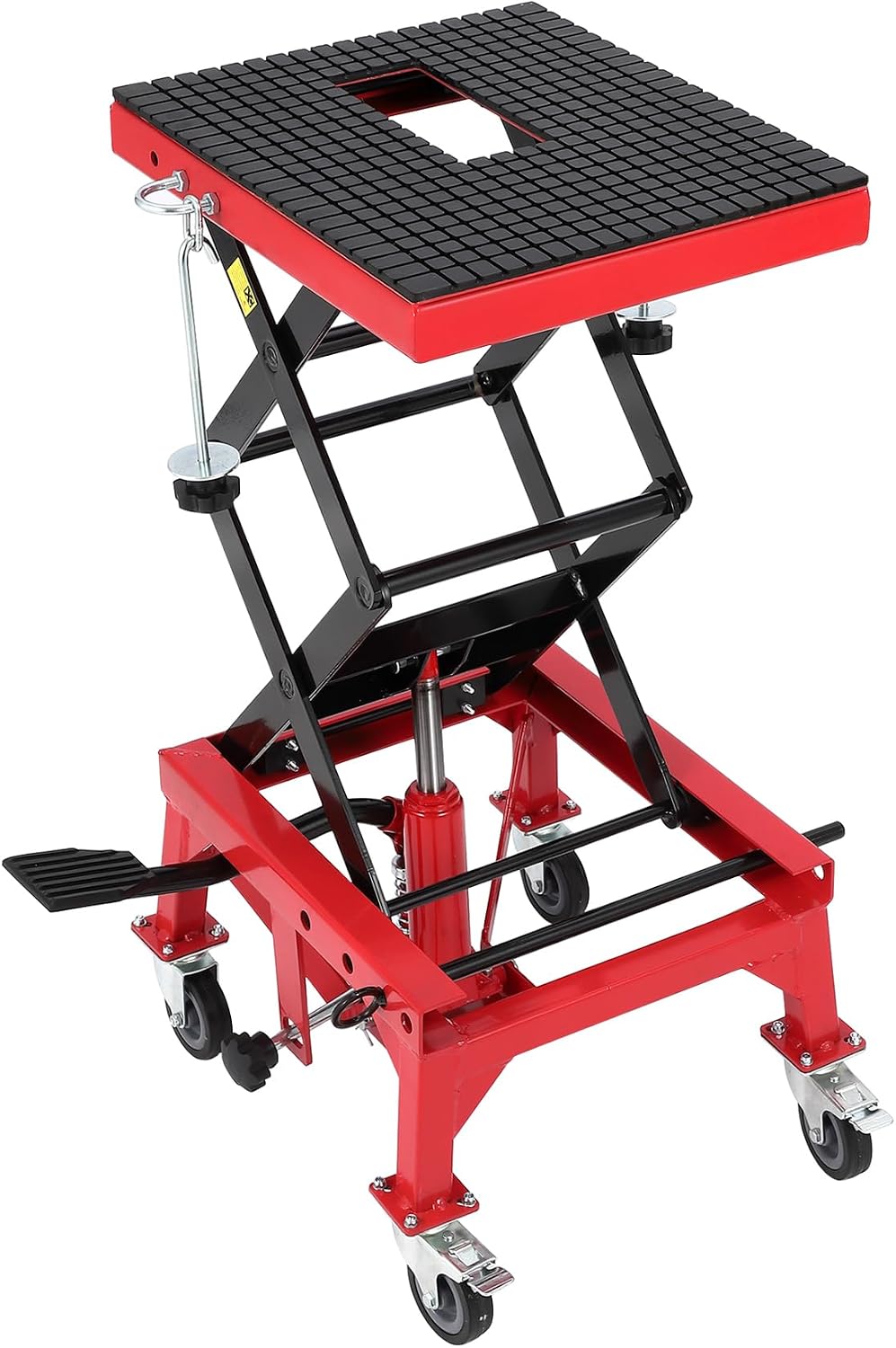 Hydraulic Motorcycle Jack 350LBS Scissor Lift. 13.8"-34.3" Range