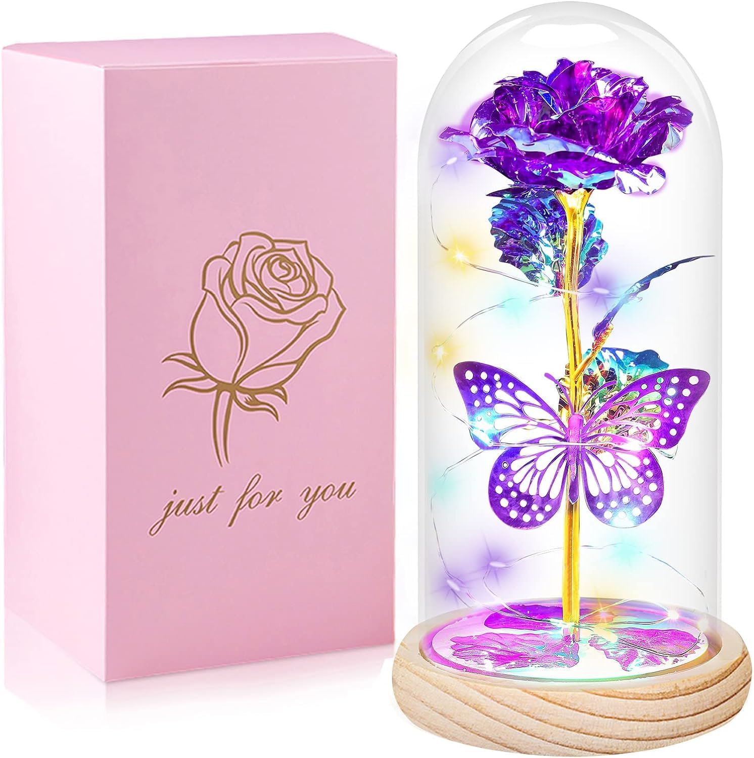 QUNPON Mothers Day Rose Gifts for Mom Flowers Rose