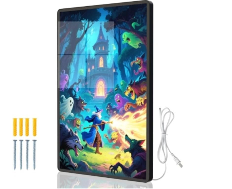 backlit Led film Aluminum alloy frame,  24.94 In |