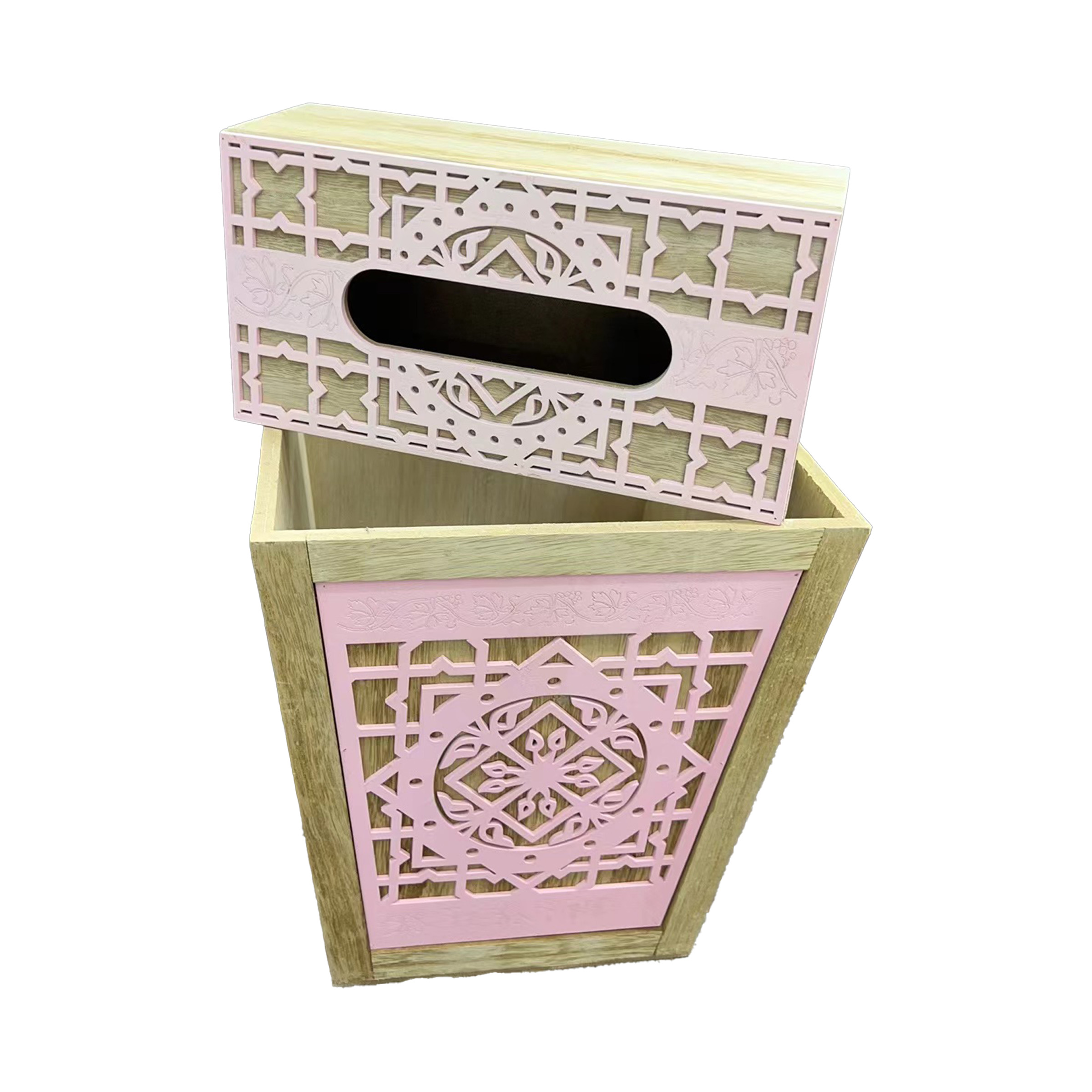 Trash Bin + Tissue Box Set(2Pcs)
