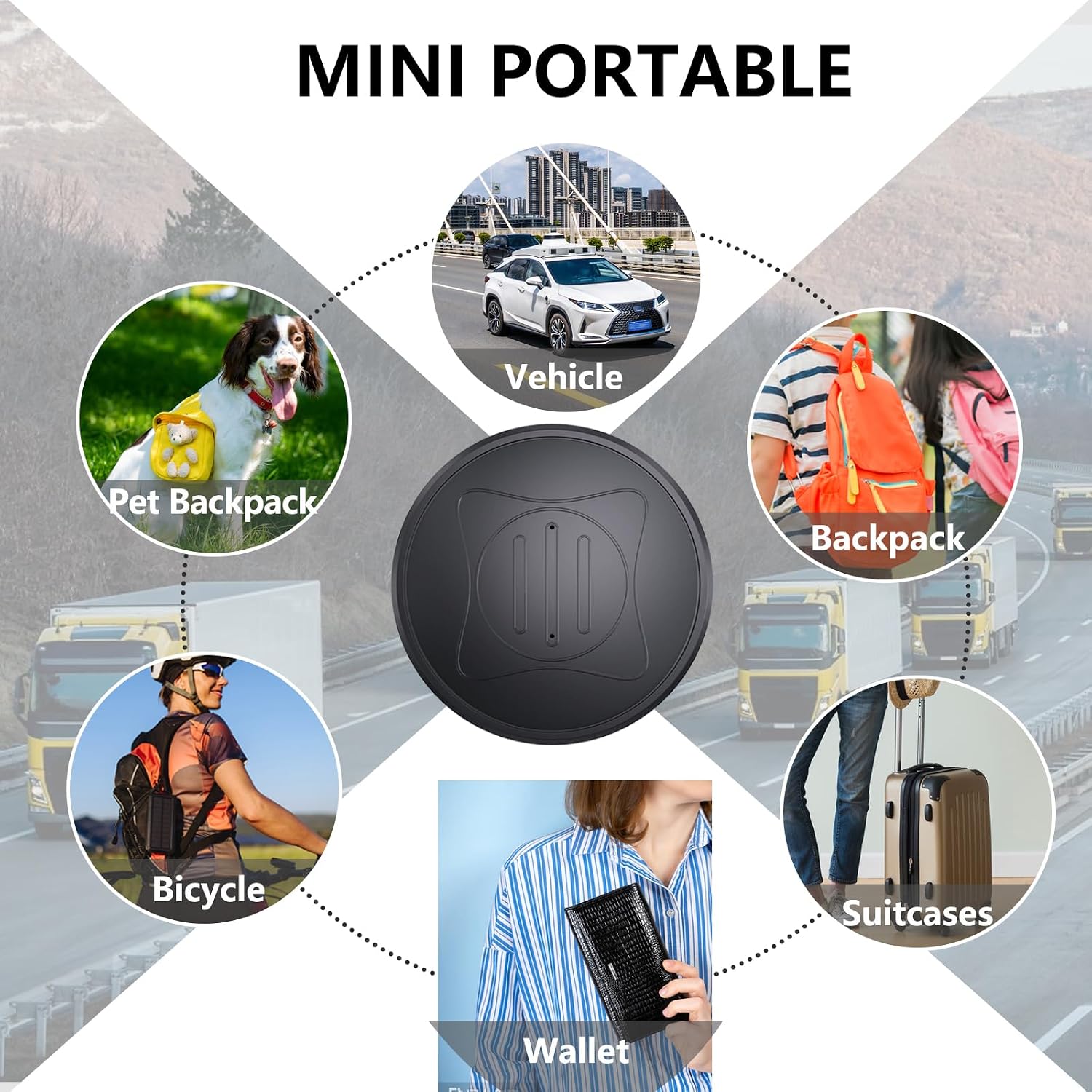 Quvjd GPS Tracker for Dogs