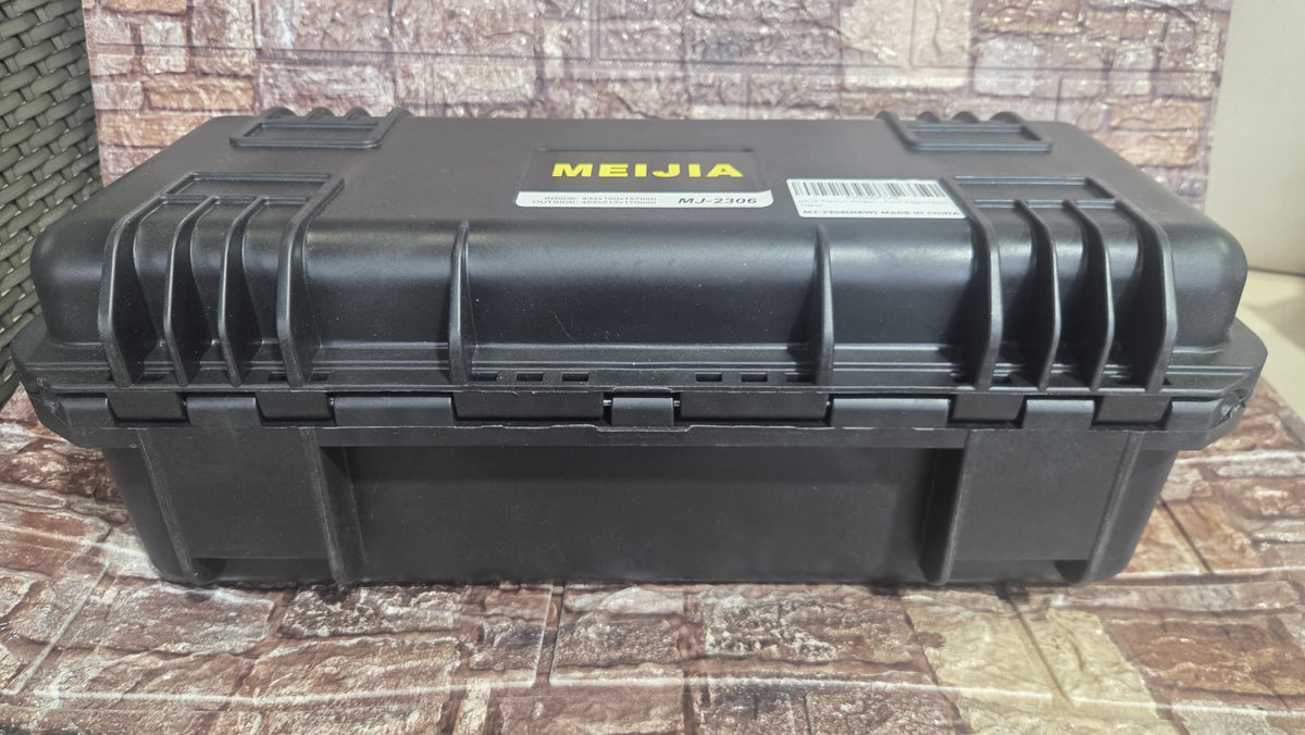 MEIJIA Premium Waterproof Hard Compact Camera Case, 18.3"x8.4"x6.7",Elegant Black