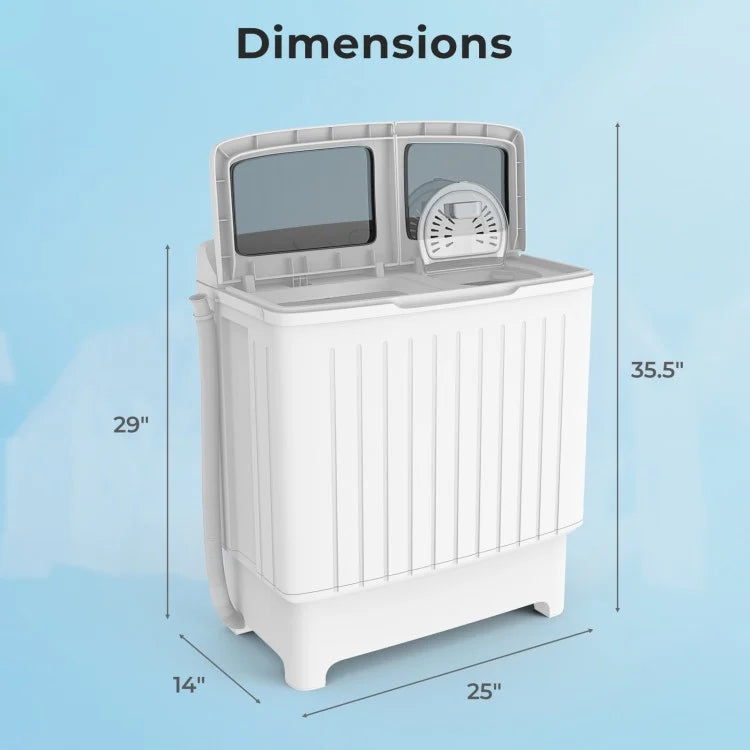 20 Lbs Portable Washing Machine Costway