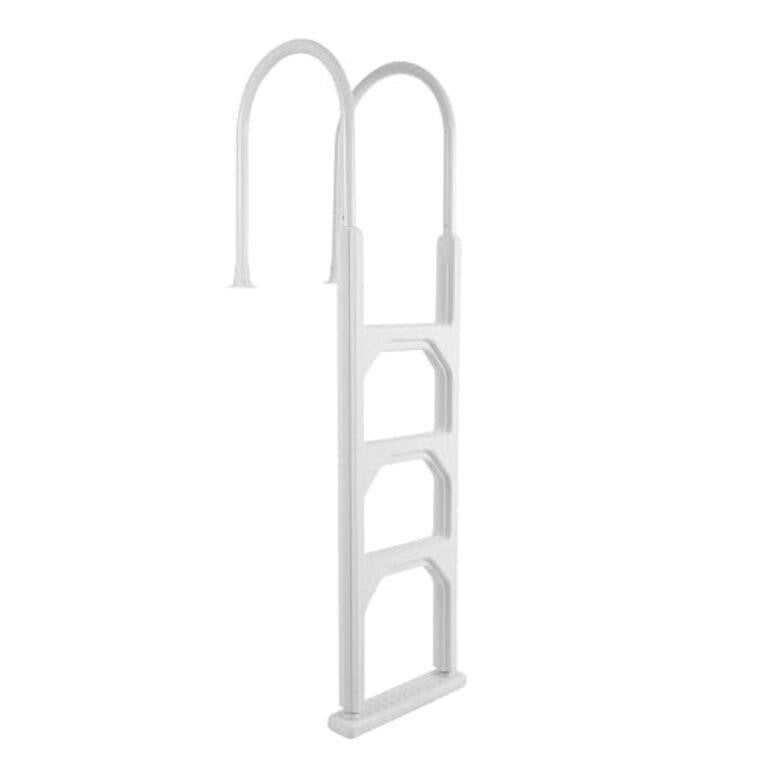 Blue Wave NE1142 Aluminum/Resin in-Pool Ladder, White