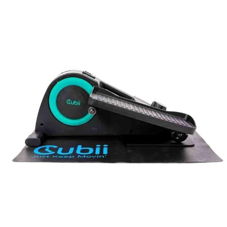 Cubii Go Seated Under Desk Elliptical Machines for Home Workout, Teal Green