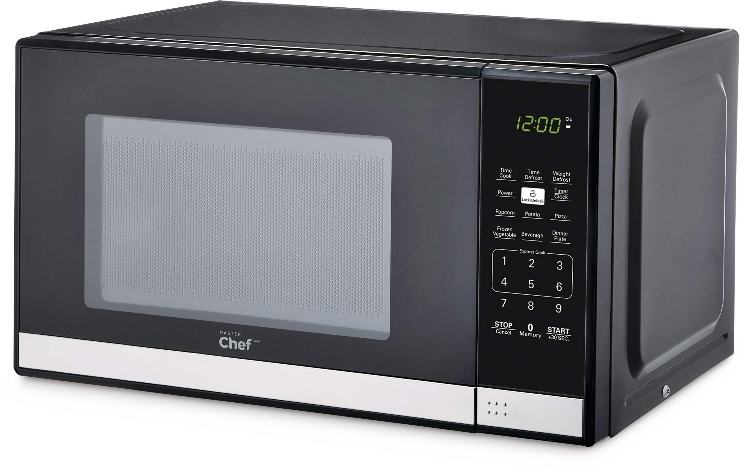MASTER Chef Countertop Microwave, 700 W, Black