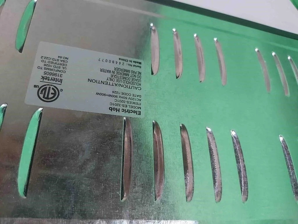 Techwood 1800W Electric Stove Double Burn