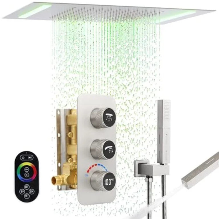 Upgrade Shower System with Dual Function Handh