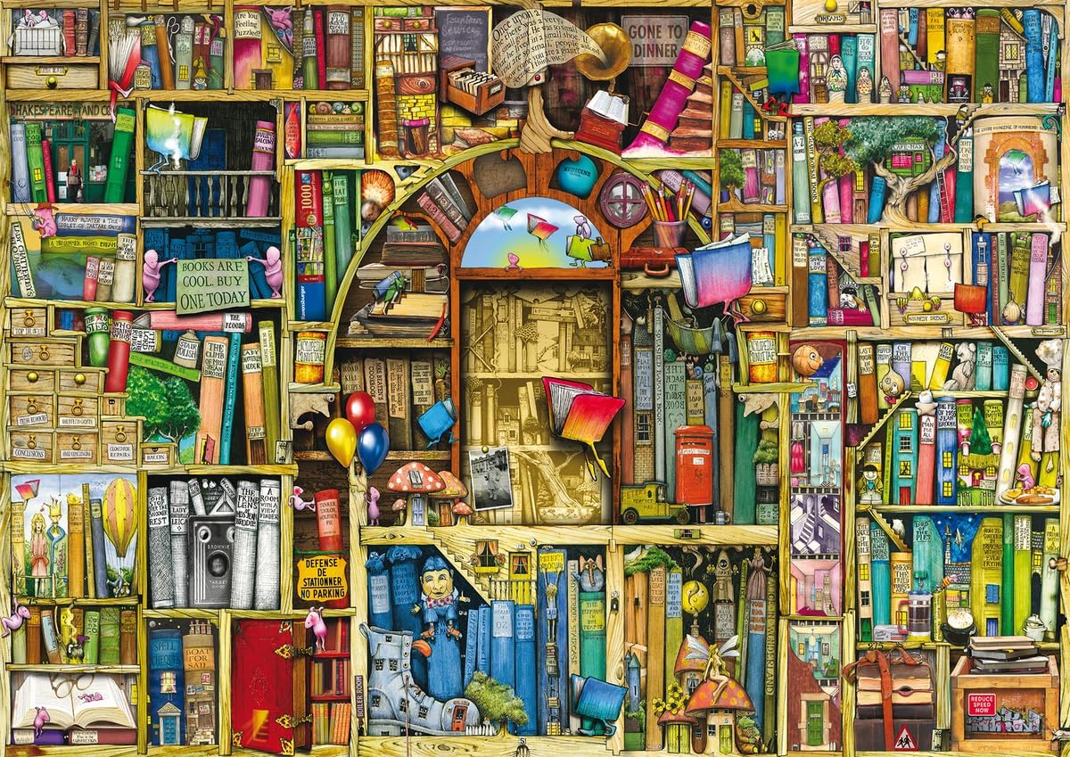 Bizarre Bookshop 2 1000 Piece Jigsaw Puzzle for Adults