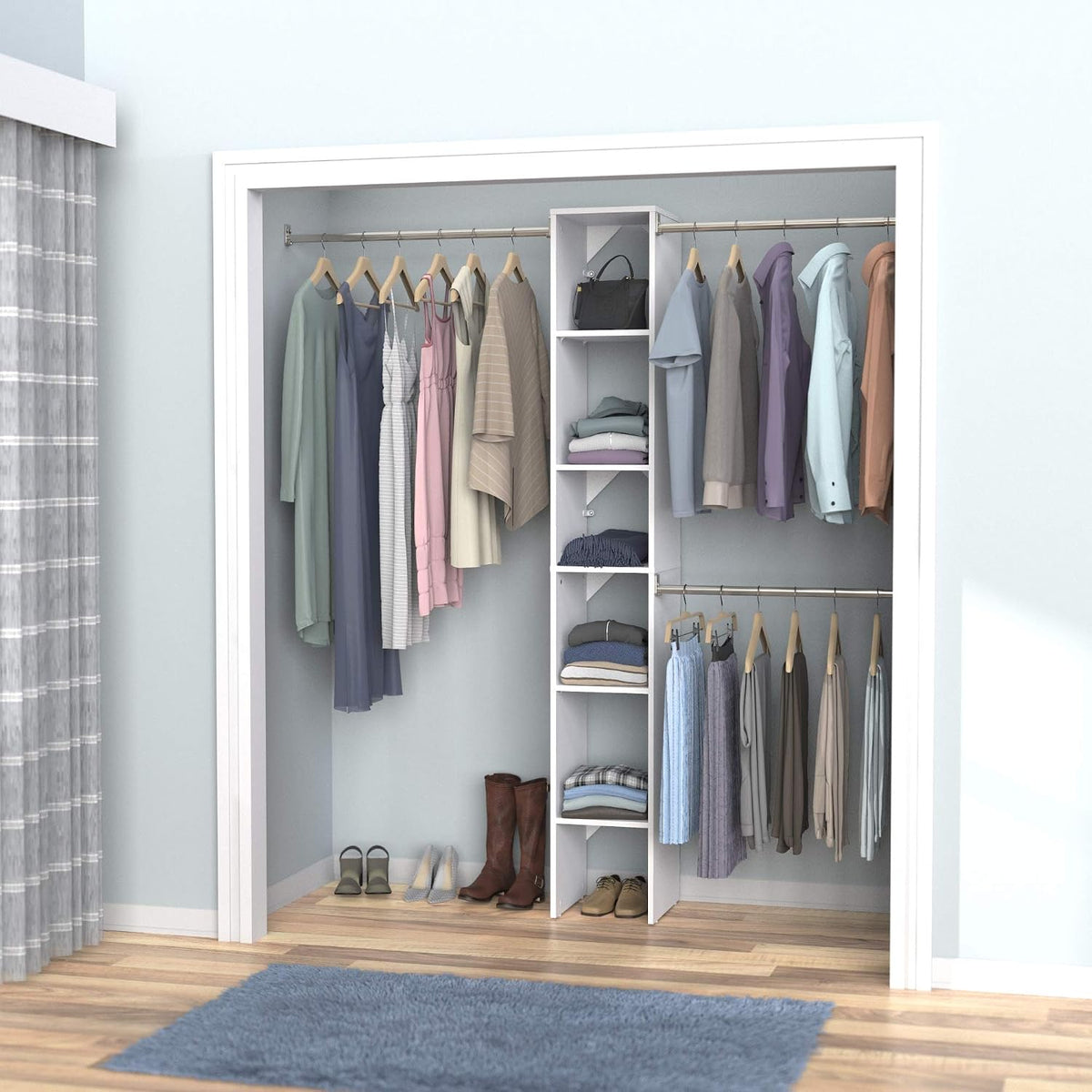 ClosetMaid 4867 SuiteSymphony 12" Starter Tower Kit, Pure White