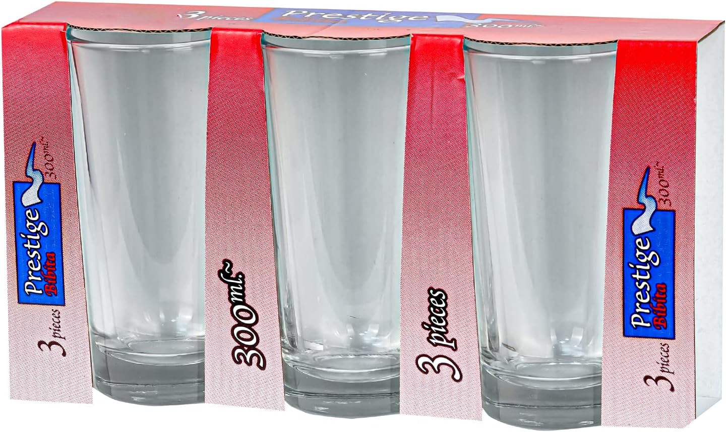 Glasses Water Prestige Bibita 3 pieces 300 ml Tumbler