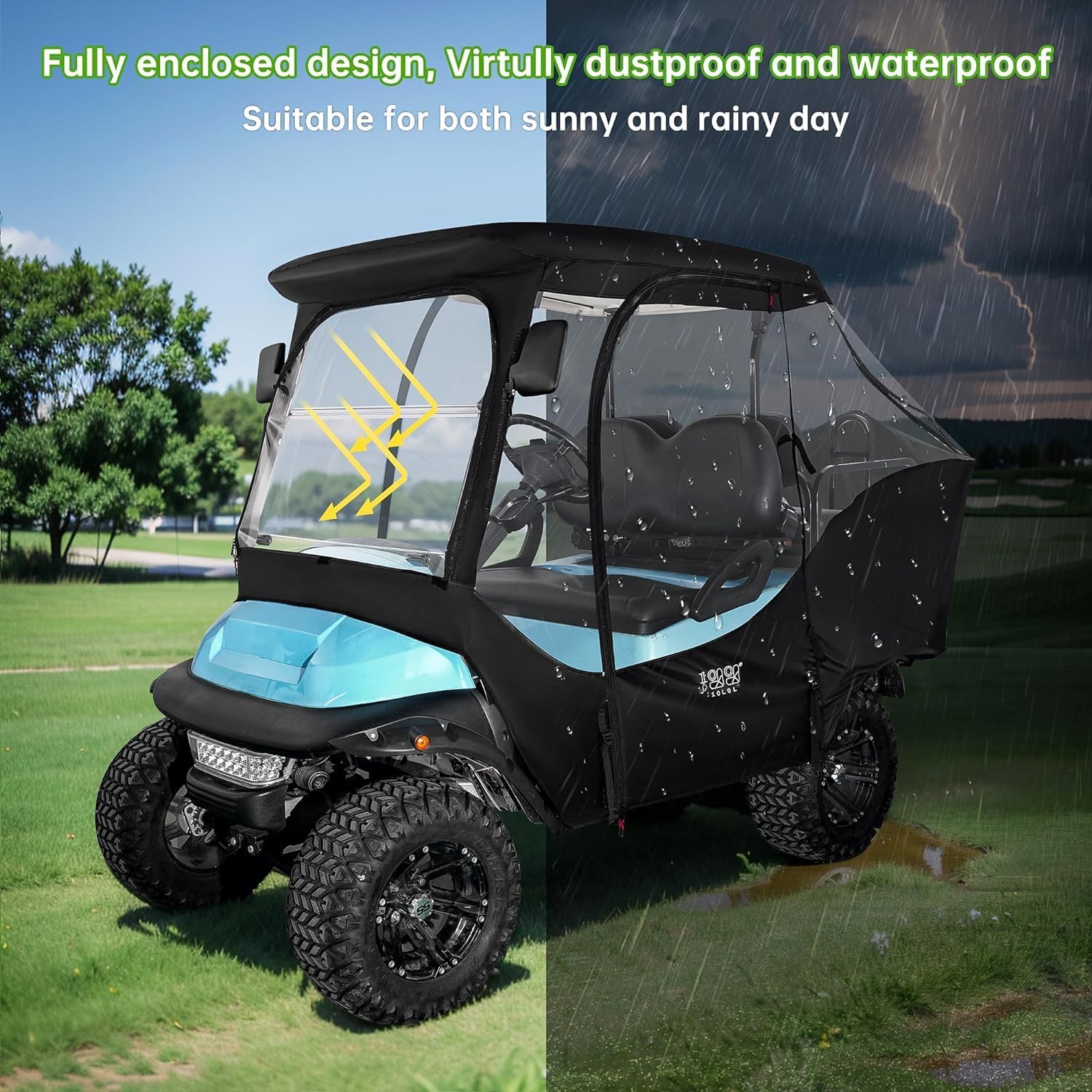 Golf Cart Driving Enclosure for Club Car Precedent