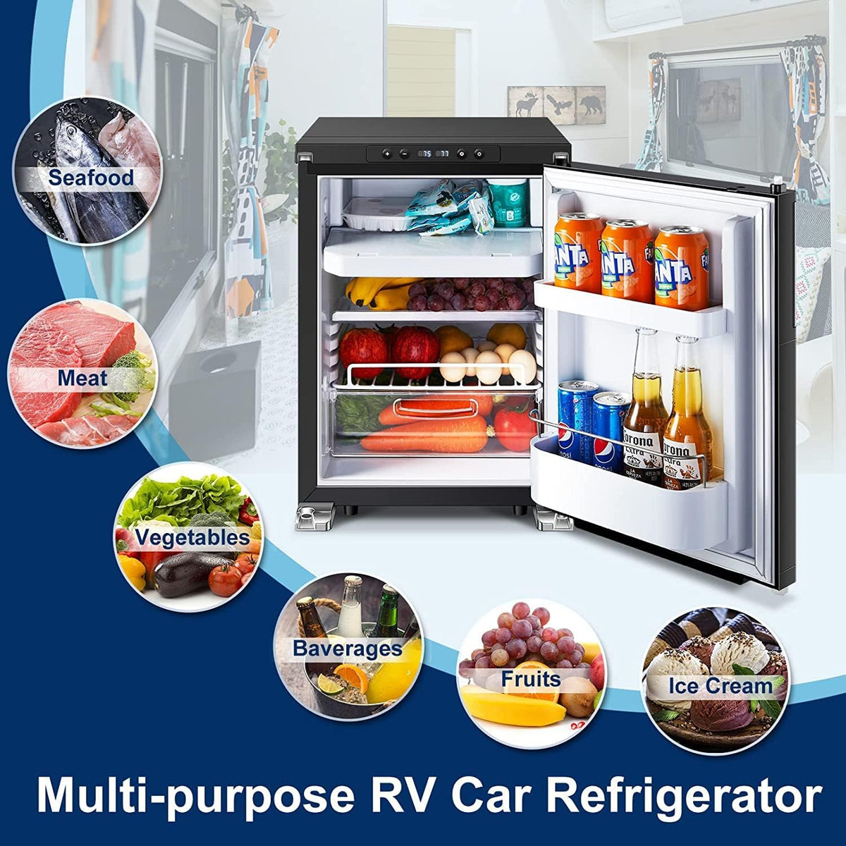 BODEGA R50 DC12V/24V Car Fridge