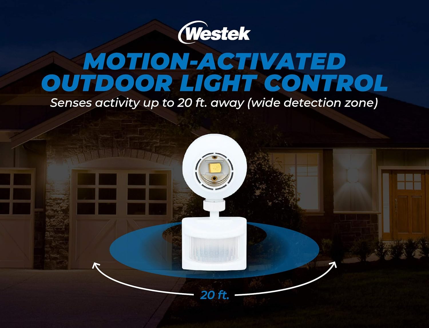 Westek Outdoor Motion Sensor Light Adapter