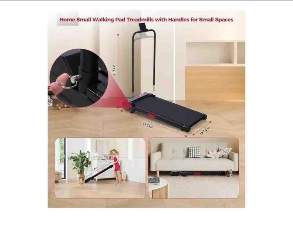 V300 Compact Foldable Walking Pad Treadmill, a versatile 2-in-1