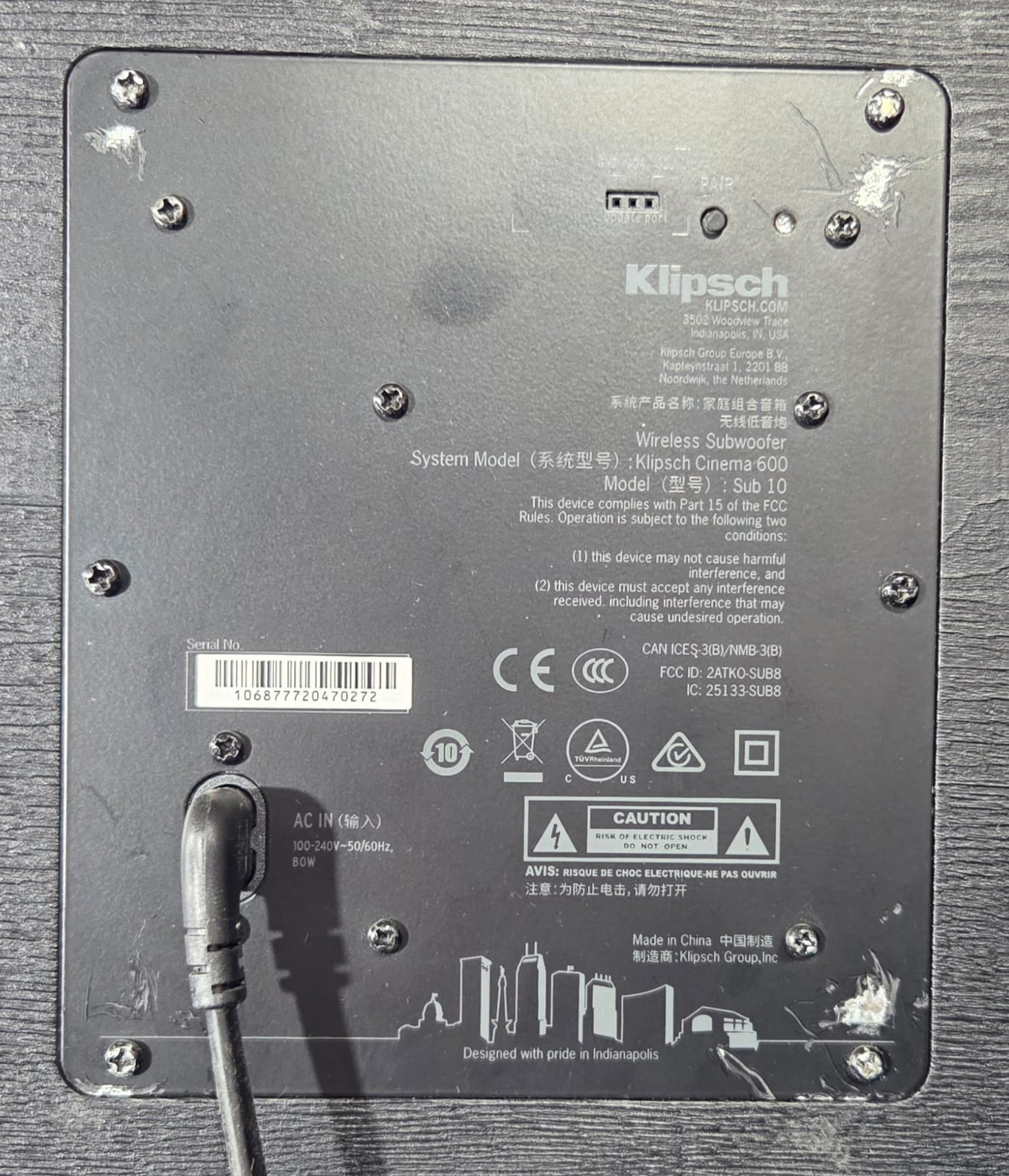 Klipsch  10 Subwoofer