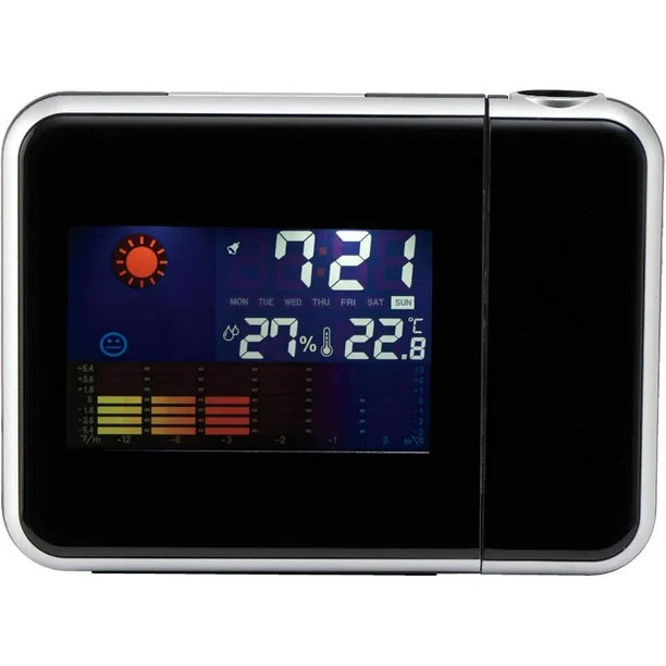 RCA Alarm Clock - with Built-in Time Projector + Black