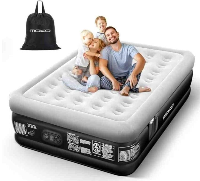 MoKo Air Mattress Queen with Built in Pump, 18''