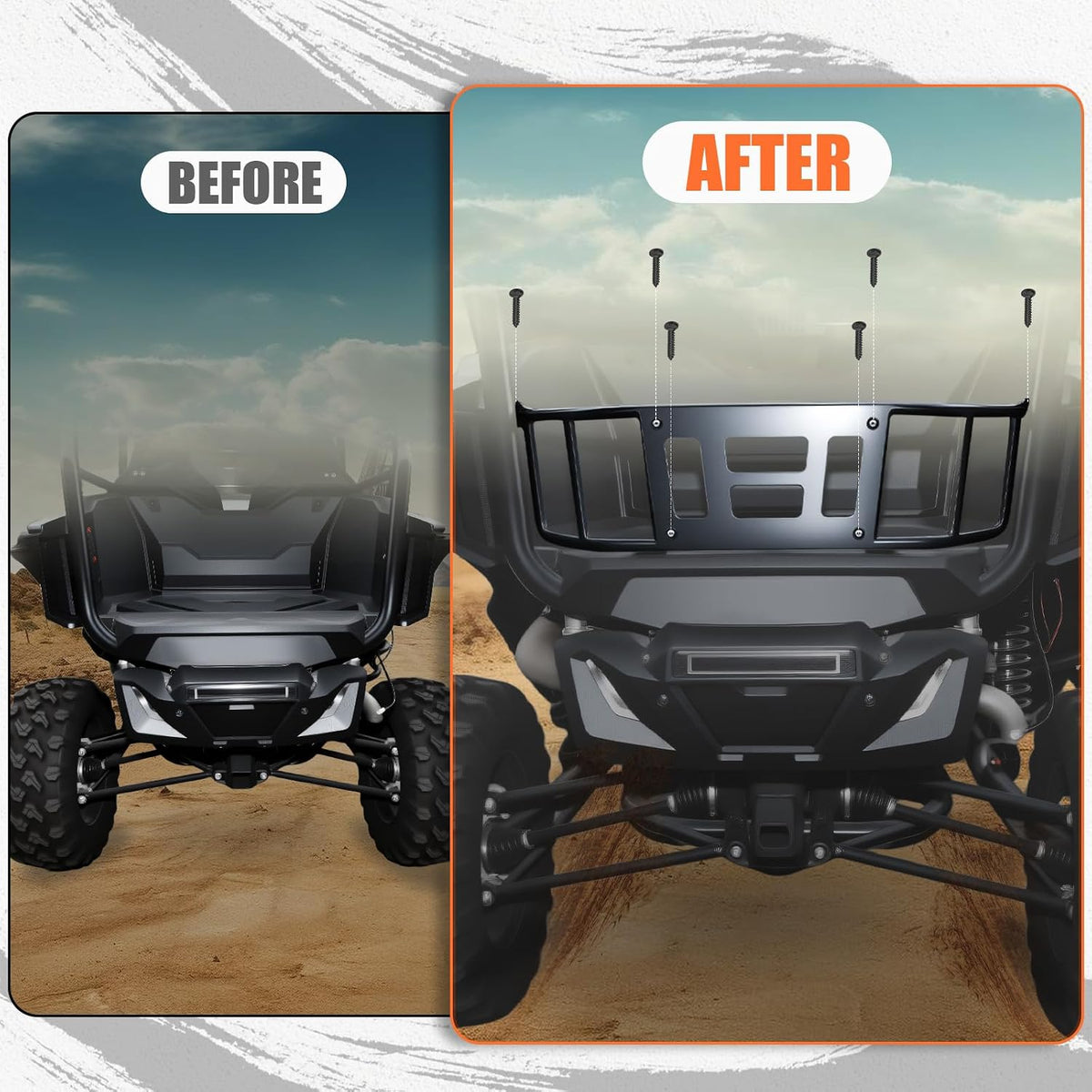 Cargo Bed Enclosure Tailgate Compatible with Honda Talon 1000