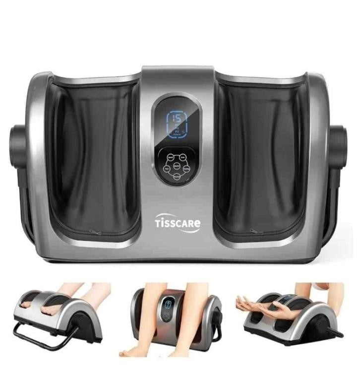 TISSCARE Shiatsu Foot Massager with Heat, (Gray)