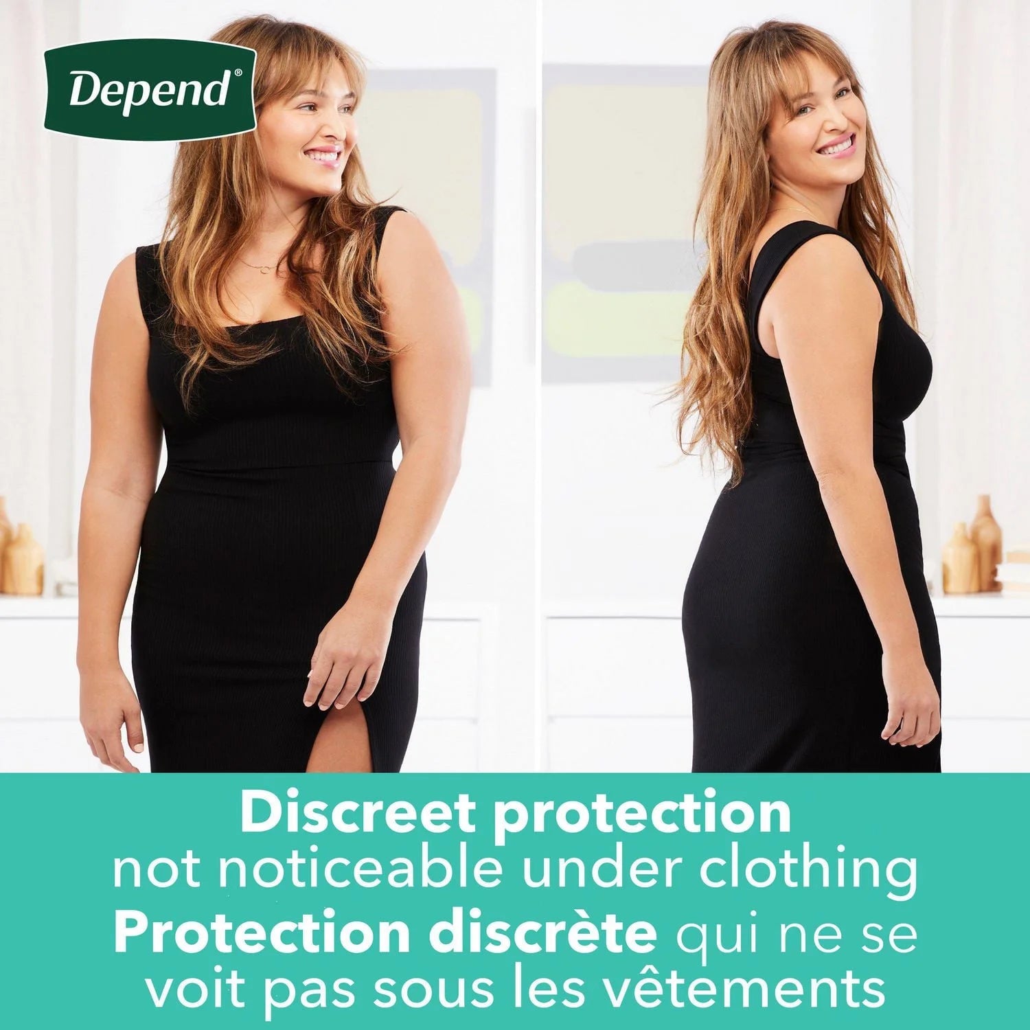 Depend Fresh Protection Adult Incontinence, Women Size M