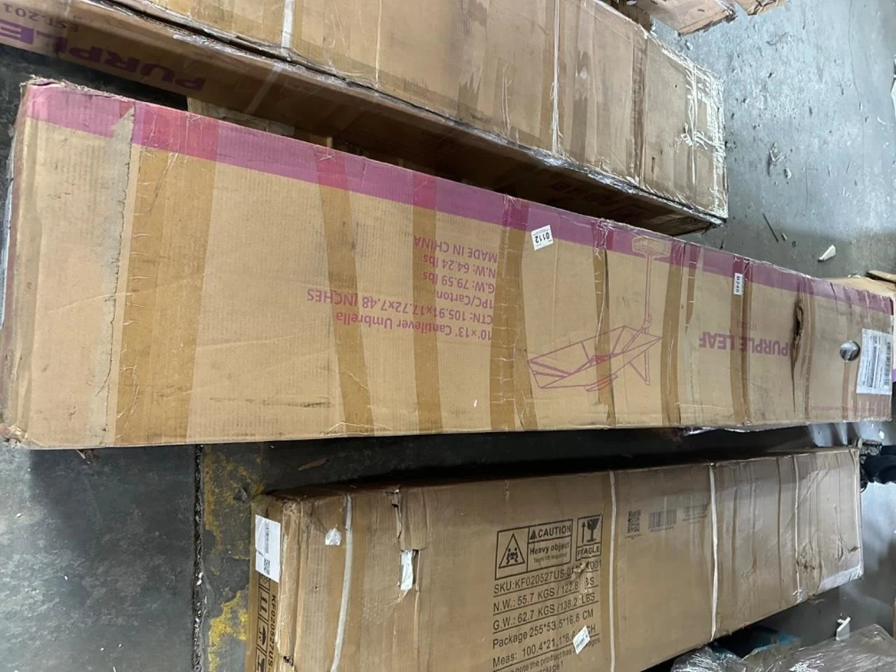 Beige 10x13 Cantilever Umbrella EN44579