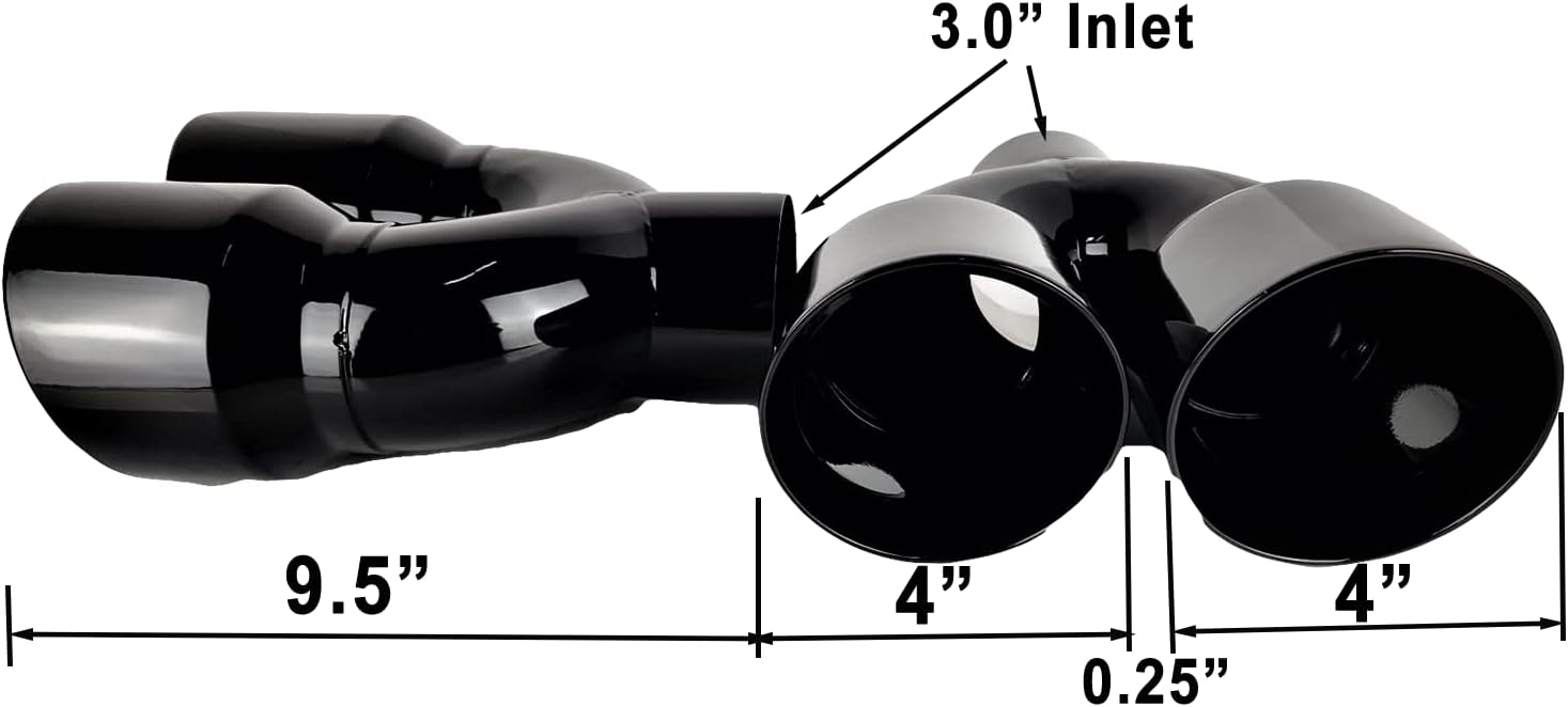 NETAMI 3" Inlet to 4" Quad Staggered Outlet Ex