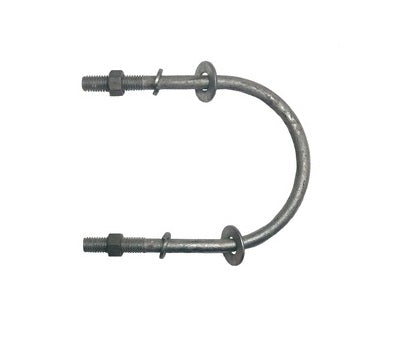 Galvanized U-Bolt , 3/8" x 3-5/8" x 5-1/4" #HDWGUB3355