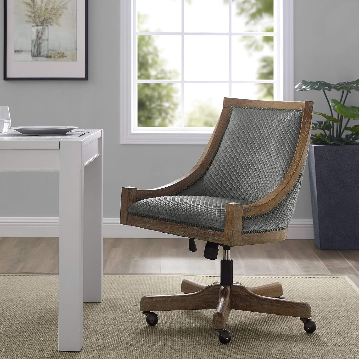 OFFICE CHAIR Linon Home Décor, Gray Wash