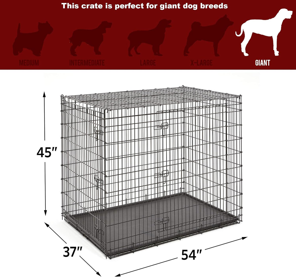 Midwest Homes for Pets SL54DD Ginormus, XXL