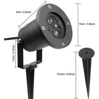 LED Snowflake Lamp Waterproof Light for Outdoor