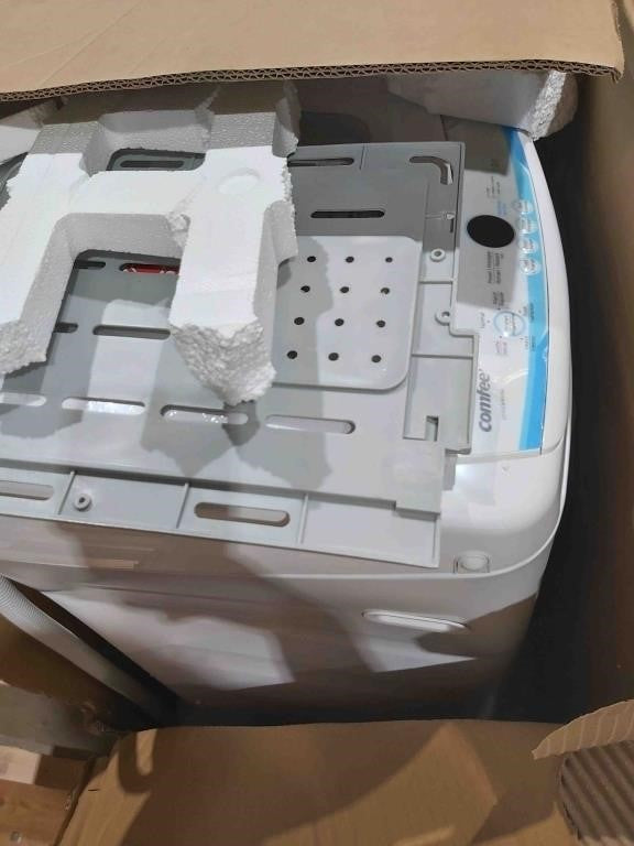 COMFEE' Portable Washing Machine 1.0 Cu.Ft (IEC) Fully Atomatic Ivory White