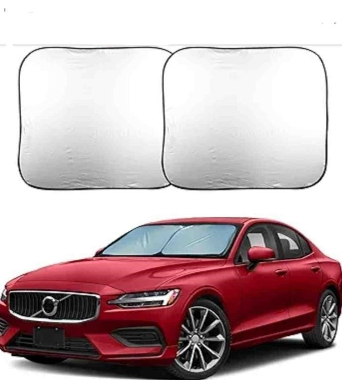EcoNour Car Windshield Sun Shade | (28 x 31 inches) 2 Pcs Per Pack
