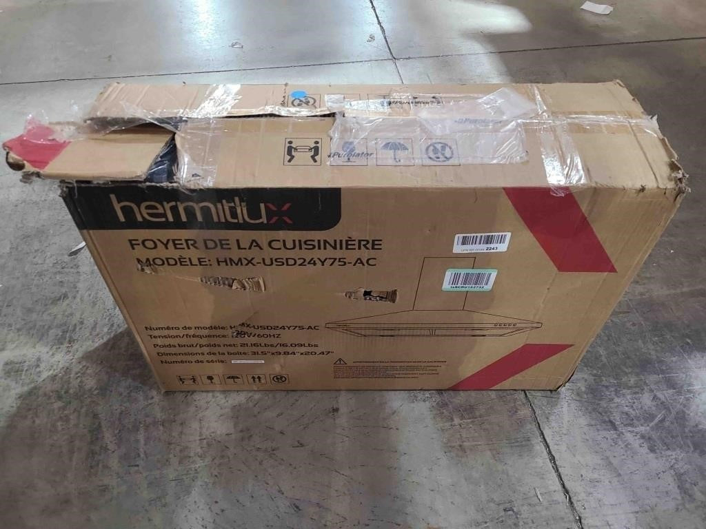 Hermitlux Range Hood 30 inch Stainless St