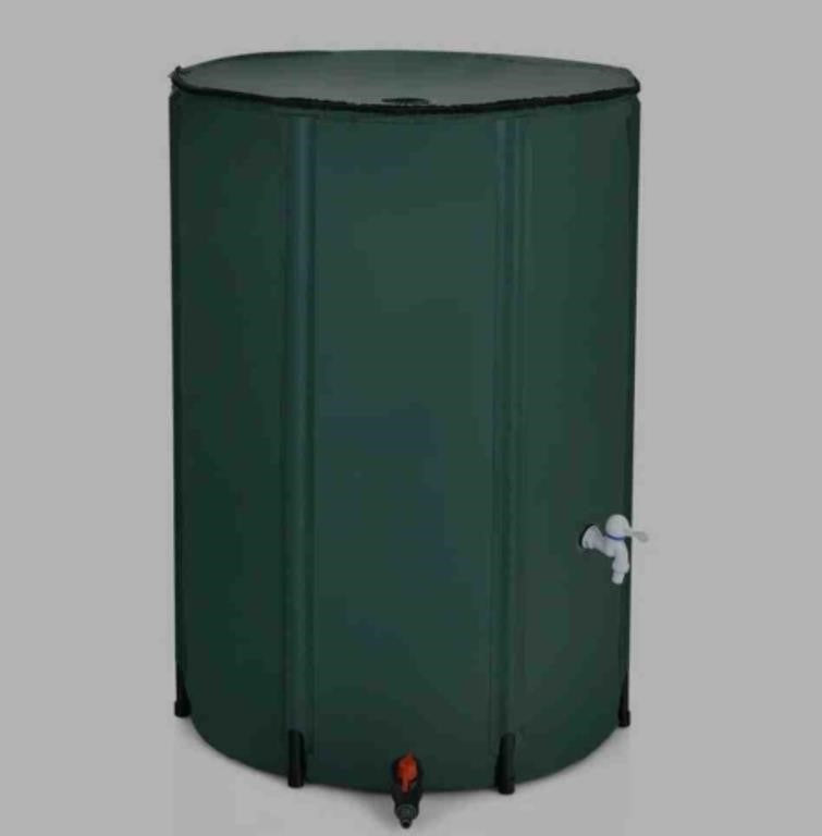 100 Gallon Portable Rain Barrel Water Collecto