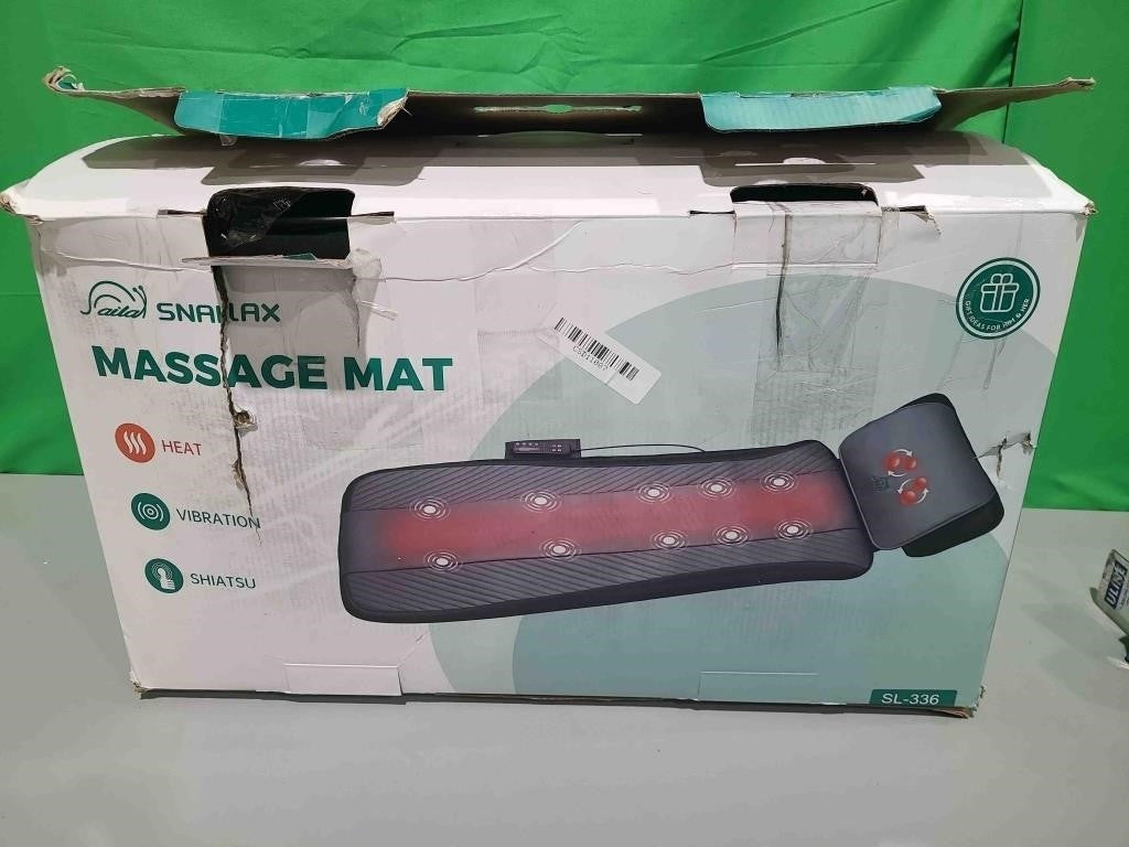 Snailax Full Body Massage Mat with Heat &