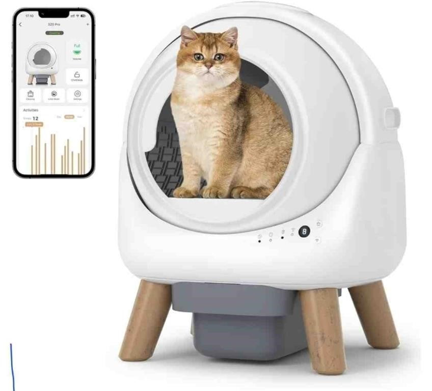 Self Cleaning Litter Box for Multiple Cat