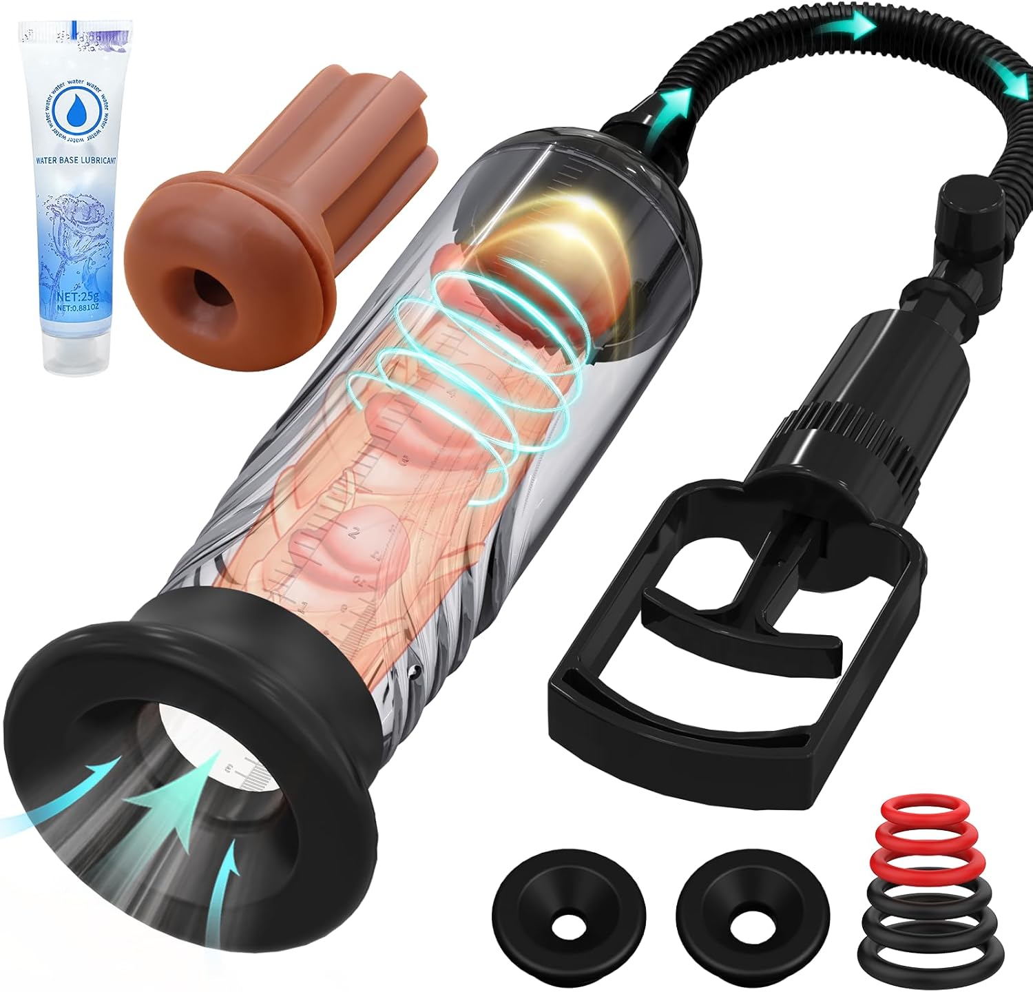 Brafzid Penis Vacuum Pump, Manual Pen