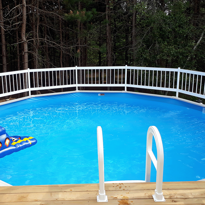 Blue 15 ft Round Overlap Liner 48/52 inch