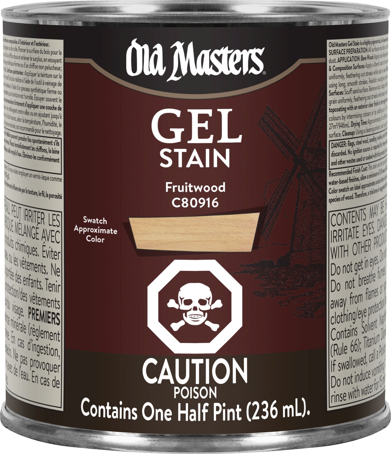 Gel Stain Fruitwood 236ml