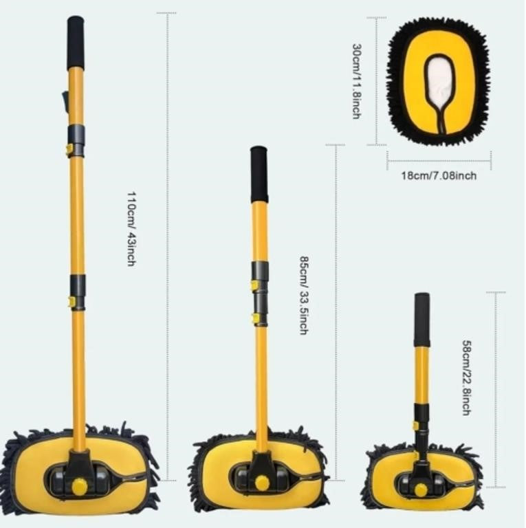 YeewayVeh Car Wash Brush with Long Ha