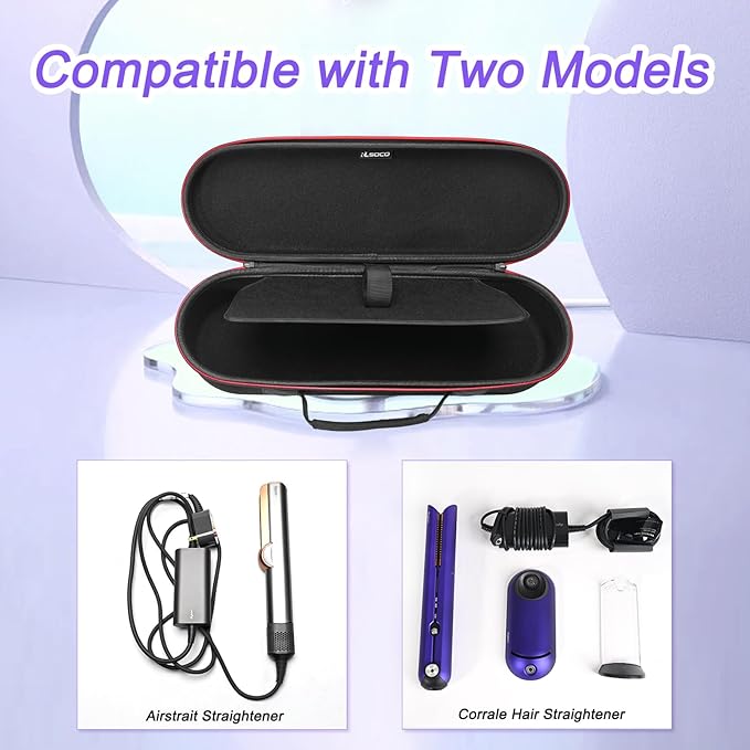 RLSOCO Travel Case for Dyson Airstrait Straightener/Airwrap Multi-Styler