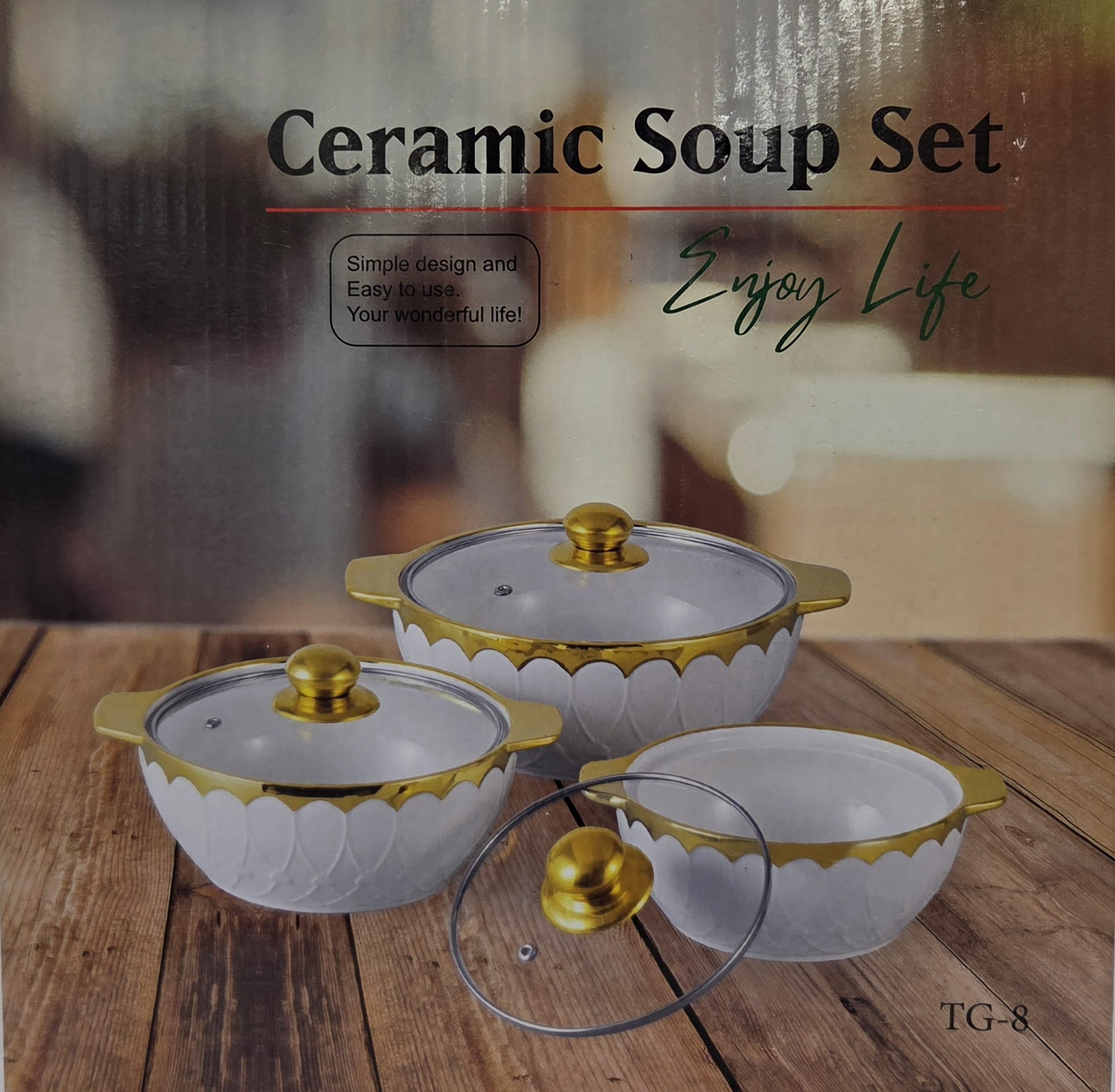 CERAMIC SOUP SET TG-8