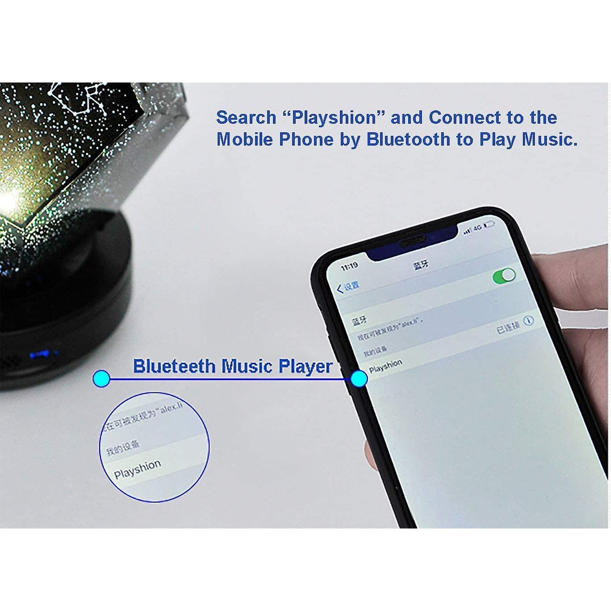 Galaxy Star LED Night Light Projector Bluetooth