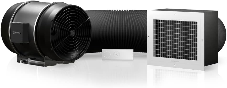 AC Infinity CLOUDWAY Whole House EC Fan S12, 1600 CFM