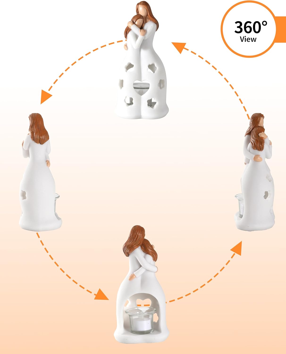 iStatue 9.1'' Large Resin Mother and