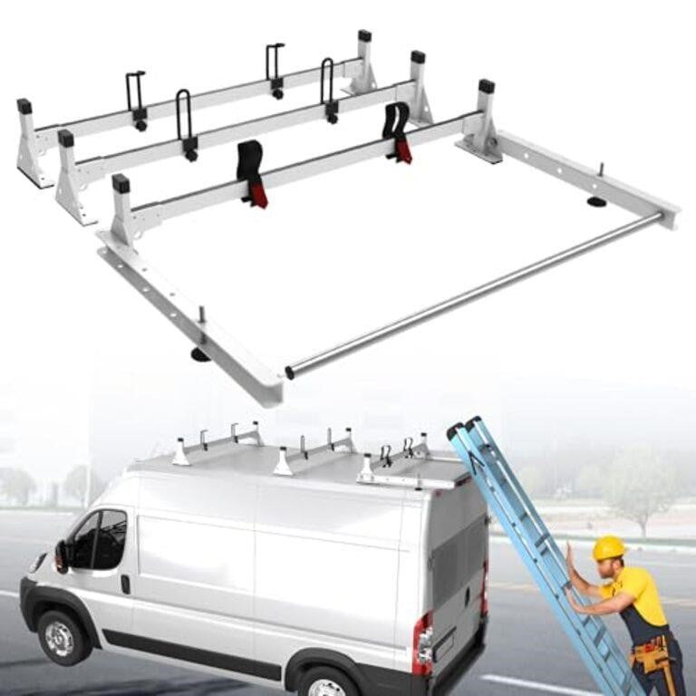 StarONE 57" Heavy Duty Steel Van Roof Rack,Van Ladder Rack